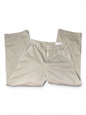 Gap Loose Khaki Pants Women’s Size 6 Olive Green Relaxed Fit Casual Trousers